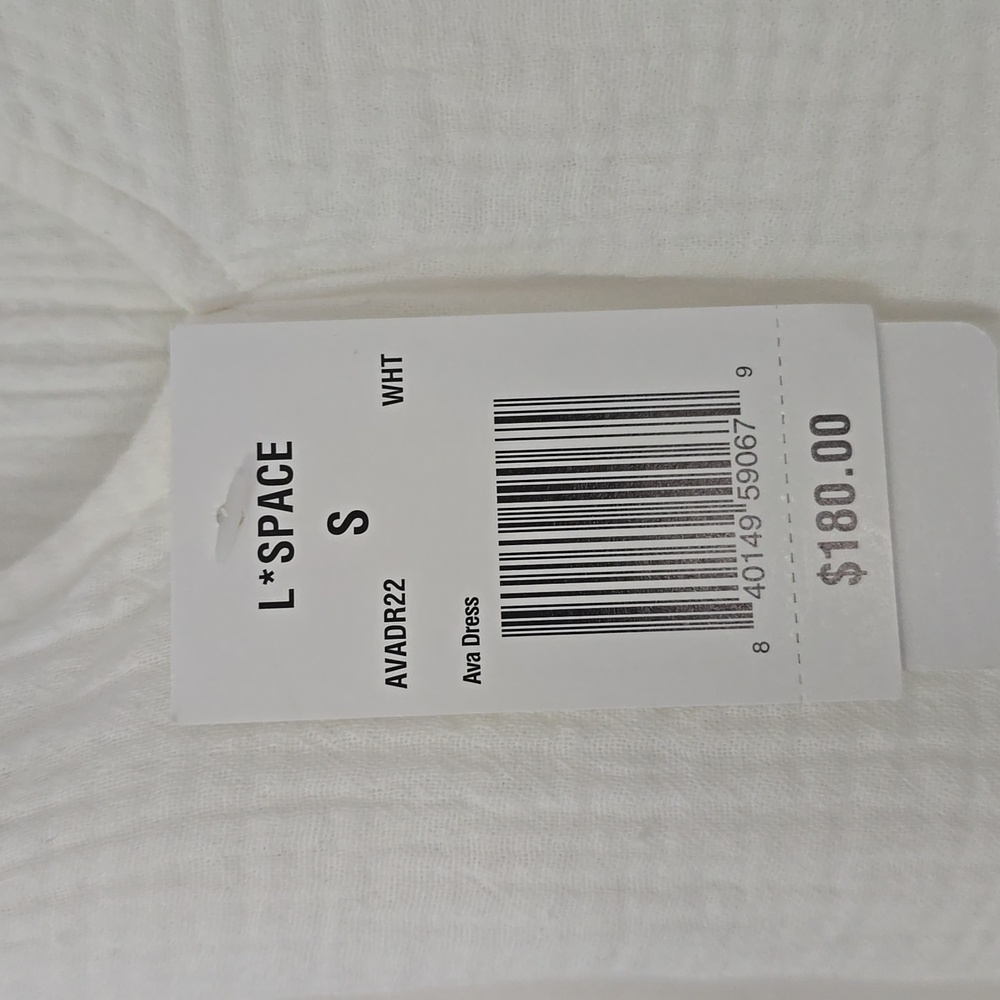 L*Space Elegant White Maxi Dress Sz Sm Nwt - Picture 5 of 8